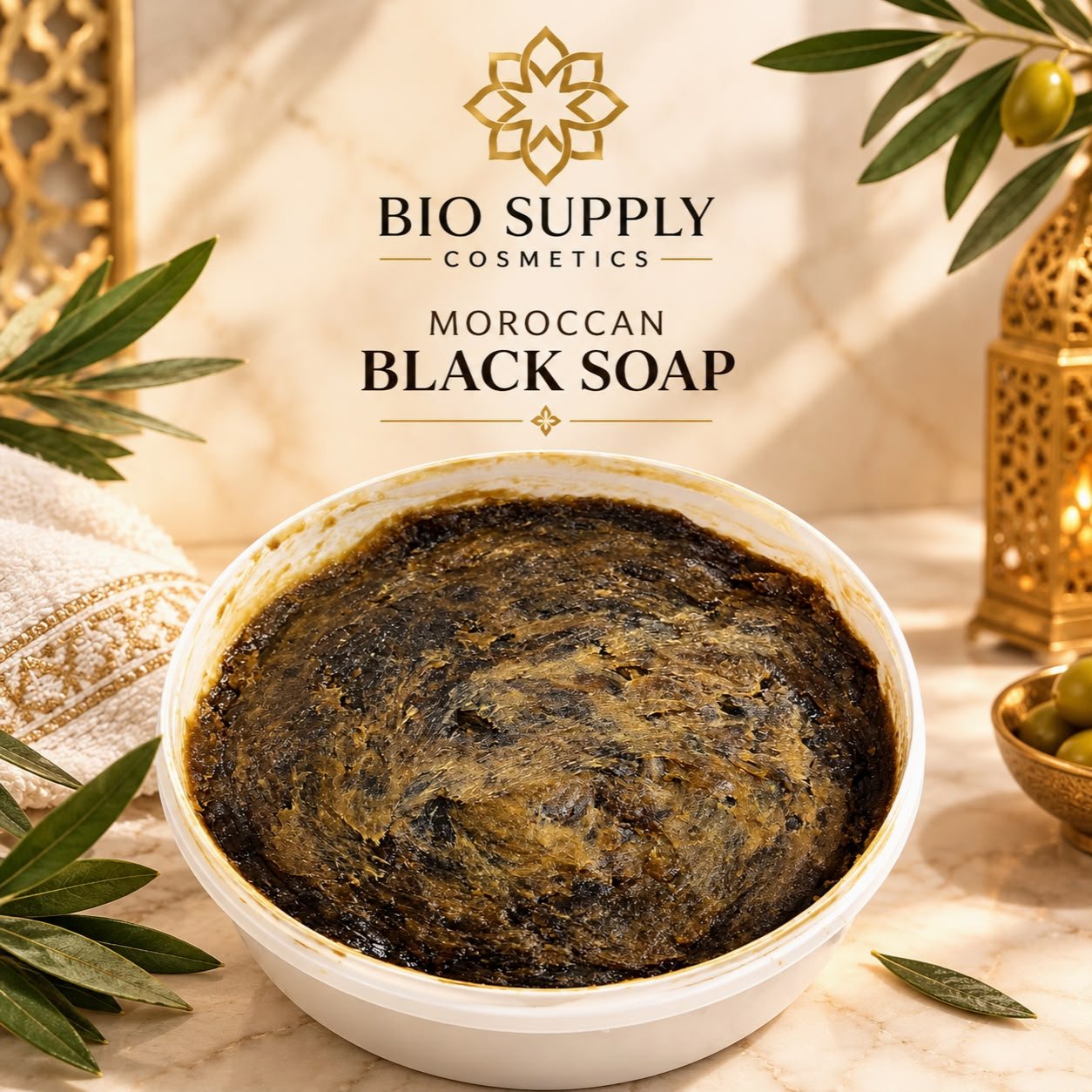 Bulk Moroccan black soap reference photograph